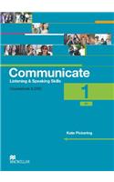 Communicate 1 Course Book Pack with DVD International Version