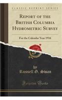 Report of the British Columbia Hydrometric Survey
