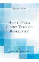 How to Put a Client Through Bankruptcy (Classic Reprint)