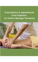 Consultations & Appointments Form Organiser For Holistic Massage Therapists