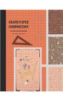 Graph Paper Composition: Grid Paper Notebook, Squared Graphing Paper * Blank Quad Ruled * Large (8.5 x 11) * Coral