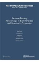 Structure-Property Relationships in Biomineralized and Biomimetic Composites: Volume 1187