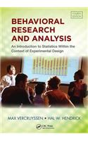Behavioral Research and Analysis