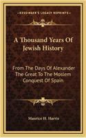 Thousand Years Of Jewish History