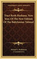 Tract Rosh Hashana, New Year, of the New Edition of the Babylonian Talmud