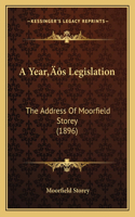 A Year's Legislation