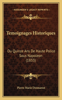 Temoignages Historiques