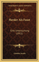 Herder Als Faust