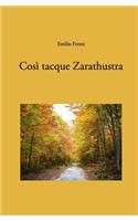 Così tacque Zarathustra