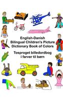 English-Danish Bilingual Children's Picture Dictionary Book of Colors Tosproget billedordbog i farver til børn