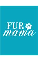 Fur Mama Notebook (Paperback, Blue Cover)