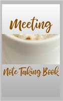 Meeting Note Taking Book