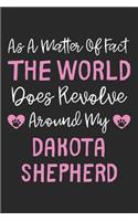 As A Matter Of Fact The World Does Revolve Around My Dakota Shepherd