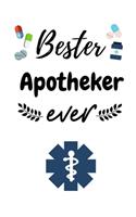 Bester Apotheker Ever: A4 Notizbuch PUNKTIERT für deinen Apotheker - Dankebuch Apotheke - Geschenkidee zum Geburtstag Weihnachten - Kleines Dankeschön