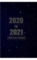 TWO Year Planner 2020-2021: Monthly Notebook, Book, Planner, Organizer, Daily Weekly & Monthly Calendar, Schedule 2020, 2021: TWO Year Planner 2020-2021