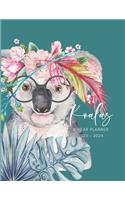 2020-2024 Five Year Planner Monthly Calendar Koala Goals Agenda Schedule Organizer