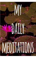 My Daily Meditations