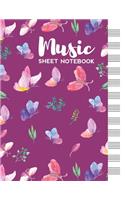 Music Sheet Notebook