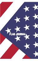 Flag Journal: American Flag Notebook Journal