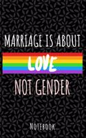 Marriage is about love not gender