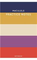 Maculele Practice Notes: Cute Stripped Autumn Themed Dancing Notebook for Serious Dance Lovers - 6"x9" 100 Pages Journal