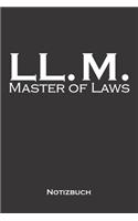 Master of Laws Notizbuch