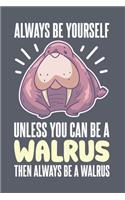 Always Be Yourself Unless You Can Be A Walrus Then Always Be A Walrus: Funny Sealife 2020 Planner - Weekly & Monthly Pocket Calendar - 6x9 Softcover Organizer - For Marine Mammal Fan