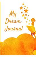 My Dream Journal: Self Exploration and Reflection, Black and White Illustrated, Double Page Spread, Dream Log, Medium Size