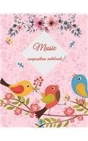 Music composition notebook