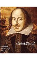 Portrait of William Shakespeare - Notebook/Journal