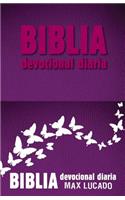 Biblia Devocional Diaria - Rosa