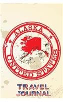 Alaska United States Travel Journal: Blank Lined Vacation Holiday Notebook