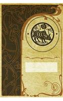 Monogram Ox Notebook: Blank Journal Diary Log(82 Monogram Nouveautwo 150 Lined)