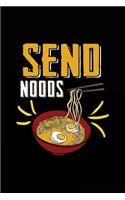 Send Noods: Blank Lined Recipe Notebook