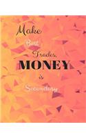 Make Best Trades, Money Is Secondary: Bullet Trading Journal, Dot Grid Blank Journal, 150 Pages Grid Dotted Matrix A4 Notebook, Forex, Stocks, Penny Stocks, Futures, Metals, Commodities, Cryptocurrencies Trading Journal