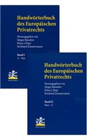 Handworterbuch Des Europaischen Privatrechts