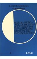Kollokationsmoeglichkeiten Der Verben Des Sehvermoegens Im Deutschen Und Englischen