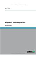 Bürgernahe Verwaltungssprache