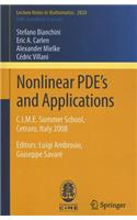 Nonlinear Pde's and Applications