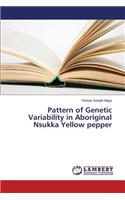 Pattern of Genetic Variability in Aboriginal Nsukka Yellow pepper