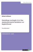 Darstellung von Kupfer (Cu). Eine aluminothermische Reduktion von Kupfer(II)oxid: Versuchsprotokoll