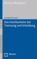 Das Familienheim Bei Trennung Und Scheidung