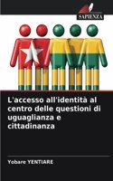 L'accesso all'identità al centro delle questioni di uguaglianza e cittadinanza