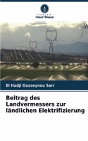 Beitrag des Landvermessers zur ländlichen Elektrifizierung