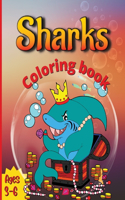 Sharks Coloring Book