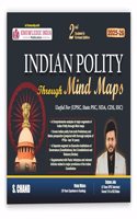 Indian Polity Through Mind Maps Book 2025 - 2026 (2nd Updated & Revised Edition) for UPSC CSE Civil Services Exam
