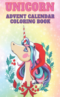 Unicorn Advent Calendar Coloring Book