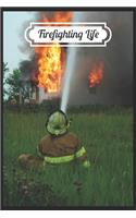 Firefighting life: Firefighter daily planner - Daily activity work book for firefighter - Retired firefighter gifts