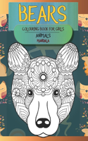 Mandala Colouring Book for Girls - Animals - Bears