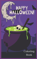 Happy Halloween Coloring Book